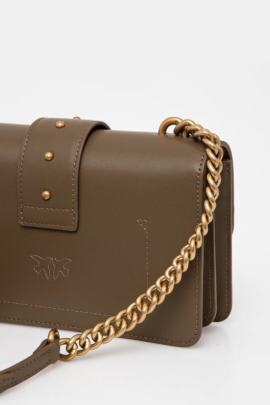 Αξεσουάρ Δερμάτινη τσάντα Pinko 100059.A0F1 πράσινο