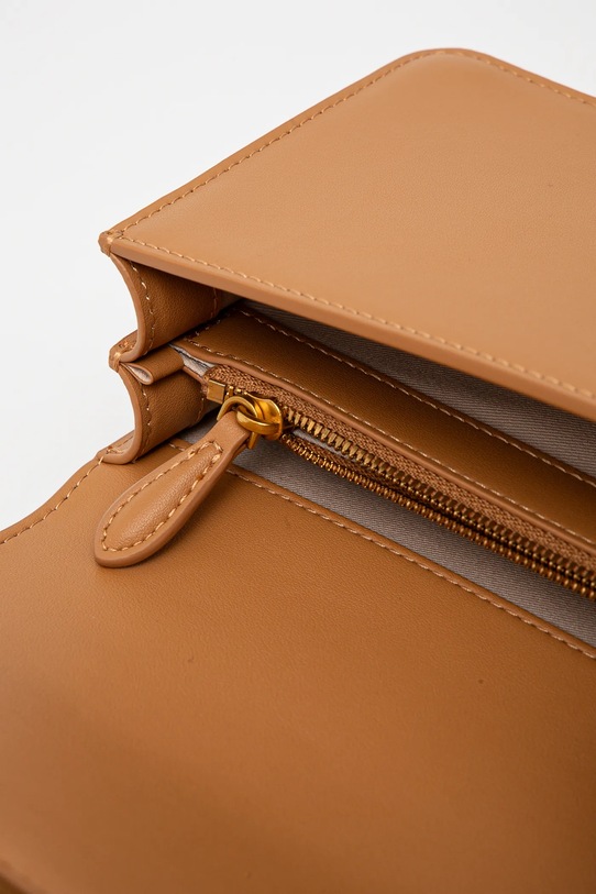 Pinko torebka skórzana 100059.A0F1 brązowy