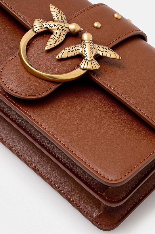 Pinko torebka skórzana brązowy 100059.A0F1