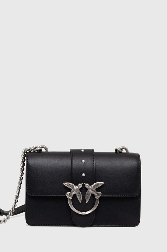 Pinko torebka skórzana skóra licowa czarny 100059.A0F1