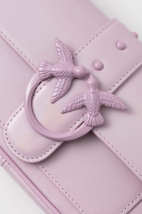 Pinko kopertówka skórzana fioletowy 100061.A124