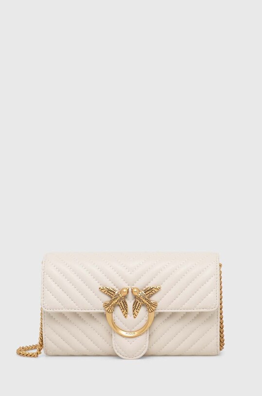 Pinko poseta de piele 100062.A0GK alb AA00