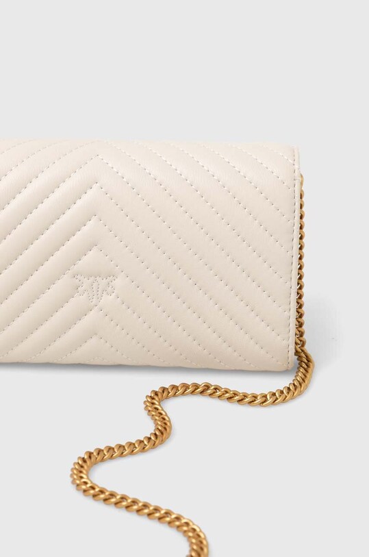 Pinko poseta de piele alb 100062.A0GK