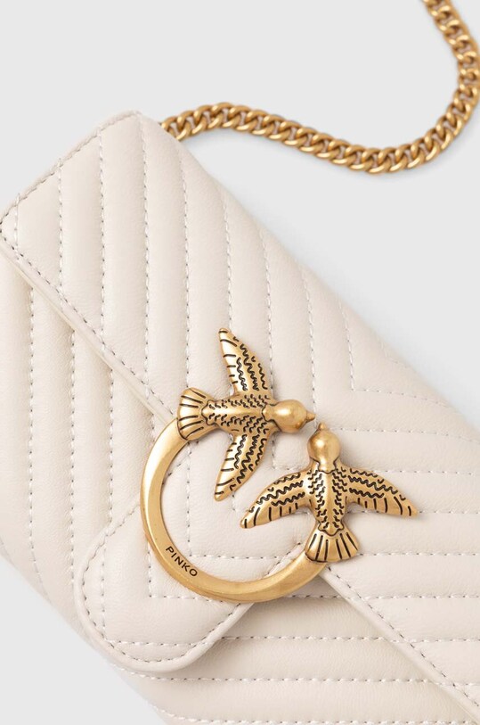 Pinko poseta de piele 100062.A0GK alb