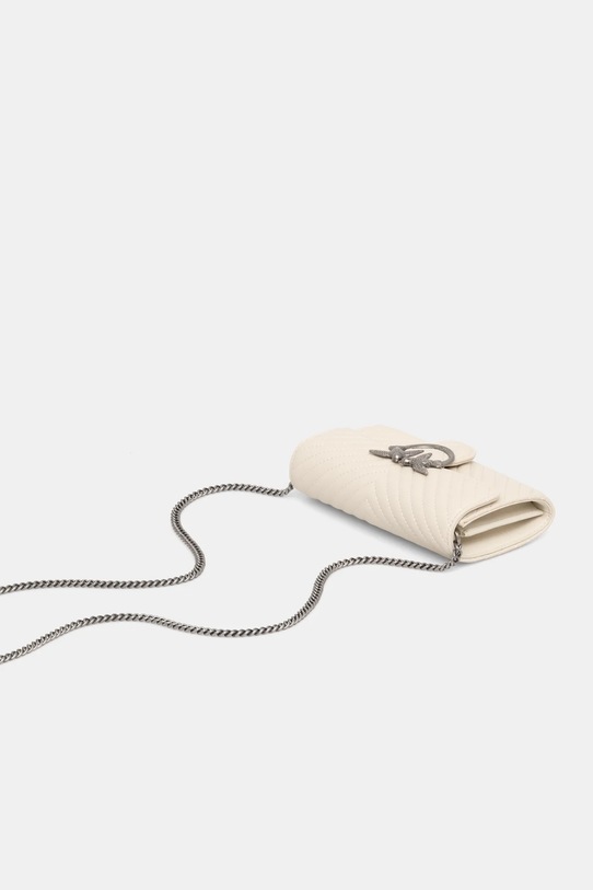 Kožená kabelka Pinko 100062.A0GK béžová AA00