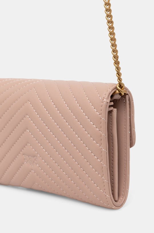 Kožená kabelka Pinko růžová 100062.A0GK