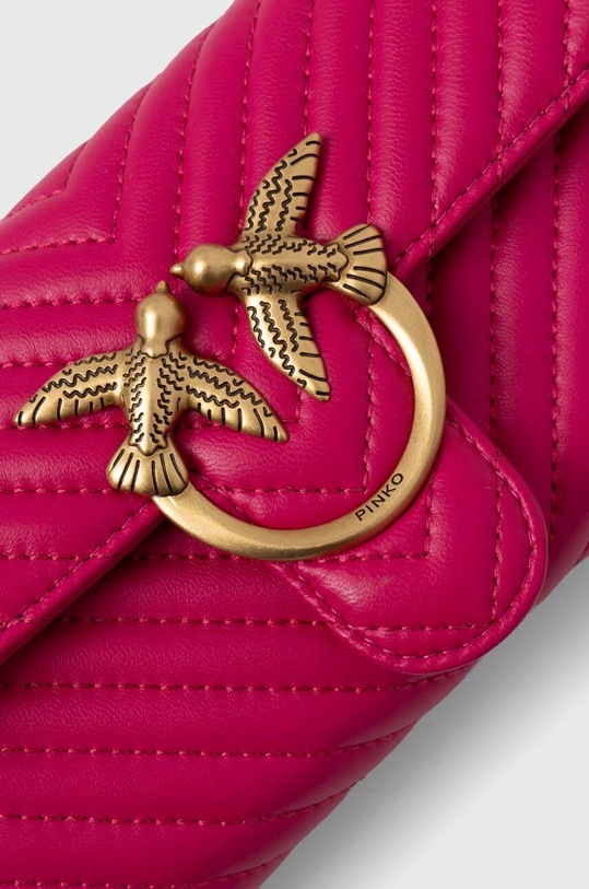 Pinko torebka skórzana różowy 100062.A0GK