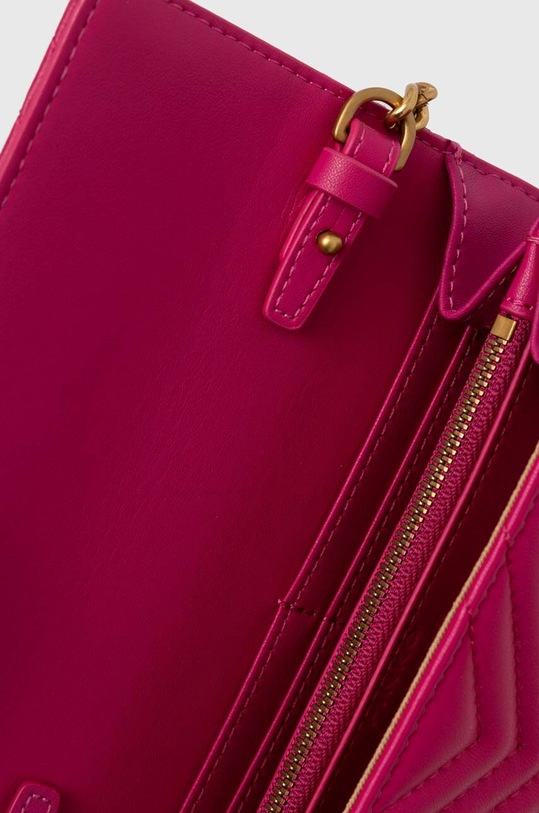 Pinko torebka skórzana 100062.A0GK różowy