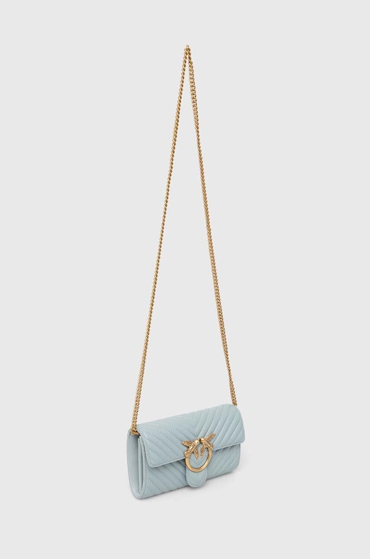 Pinko torebka skórzana 100062.A0GK niebieski AA00