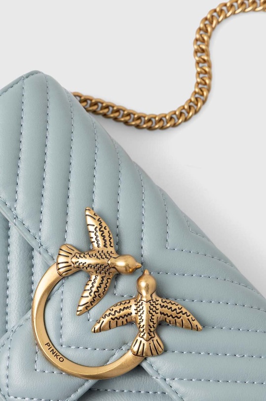 Akcesoria Pinko torebka skórzana 100062.A0GK niebieski