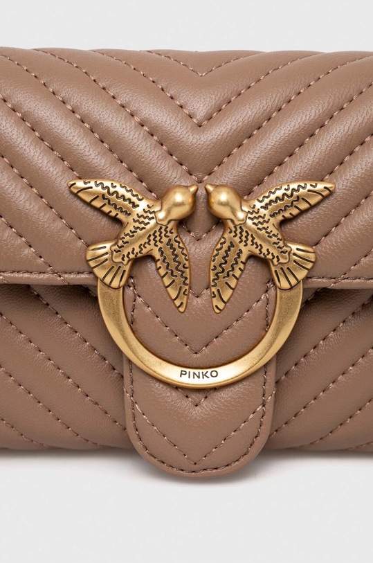 Pinko torebka skórzana 100062.A0GK brązowy