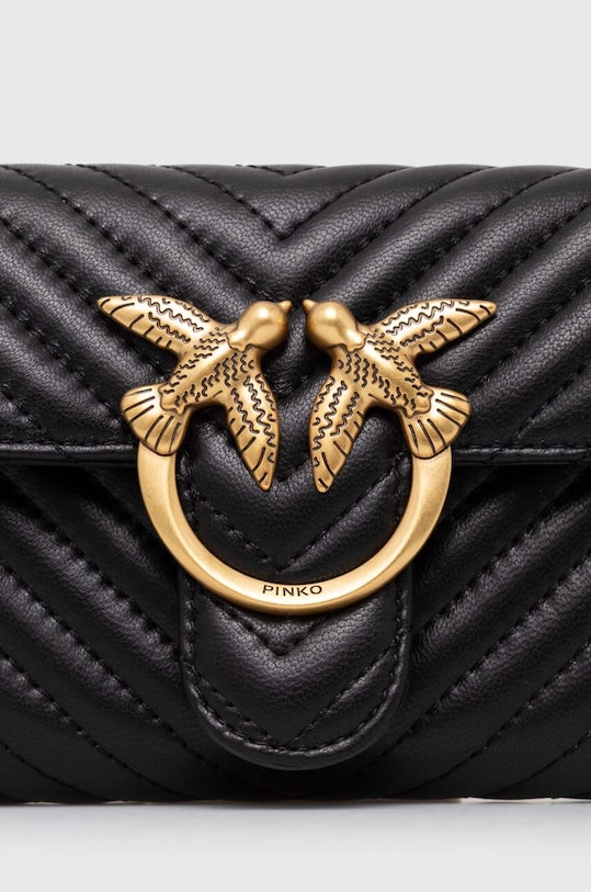 Pinko torebka skórzana czarny 100062.A0GK
