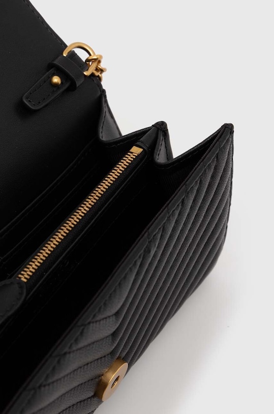 Pinko torebka skórzana 100062.A0GK czarny