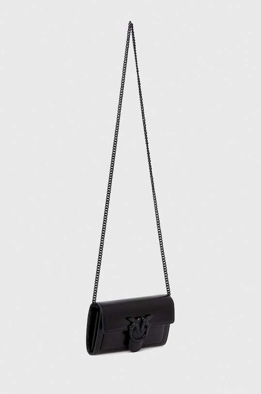 Pinko portfel skórzany 100062.A124 czarny SS24