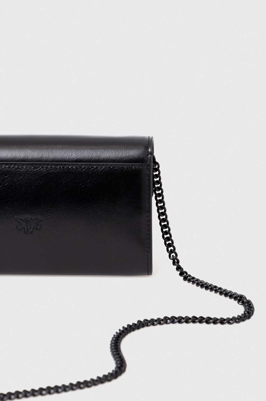 Pinko portfel skórzany czarny 100062.A124