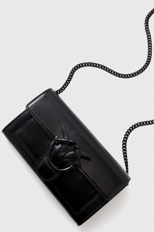 Pinko portfel skórzany 100062.A124 czarny