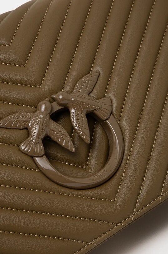 Pinko poseta de piele verde 100063.A0VM