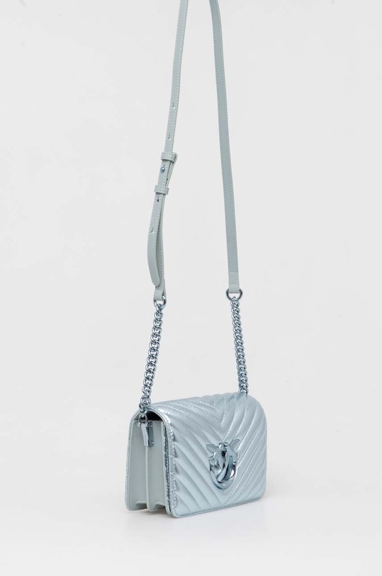 Αξεσουάρ Δερμάτινη τσάντα Pinko 100067.A1JE μπλε