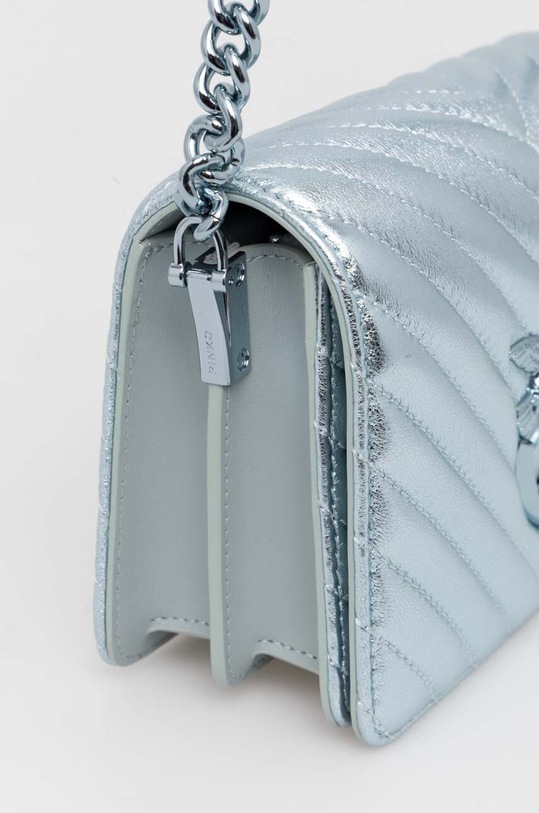 Δερμάτινη τσάντα Pinko μπλε 100067.A1JE