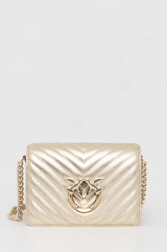 Pinko bőr táska 100067.A1JE arany SS24