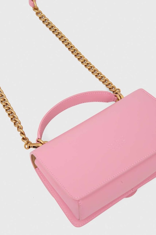 Akcesoria Pinko torebka skórzana 100204.A0F1 różowy