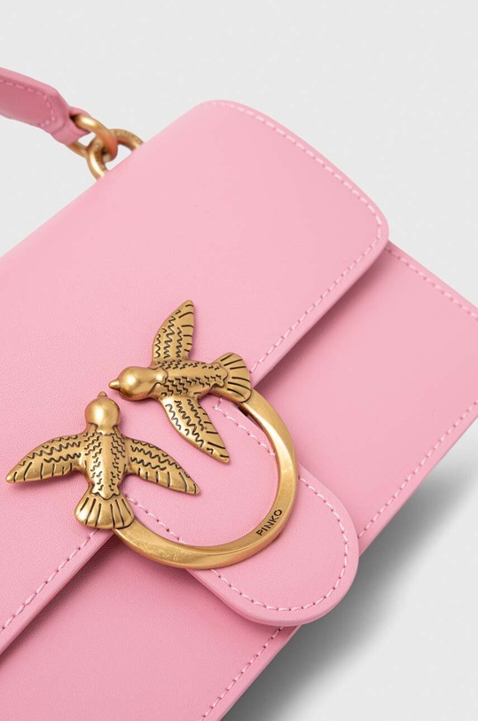 Pinko torebka skórzana różowy 100204.A0F1