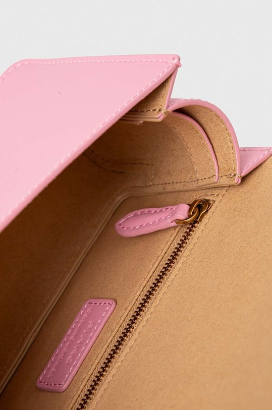 Pinko torebka skórzana 100204.A0F1 różowy