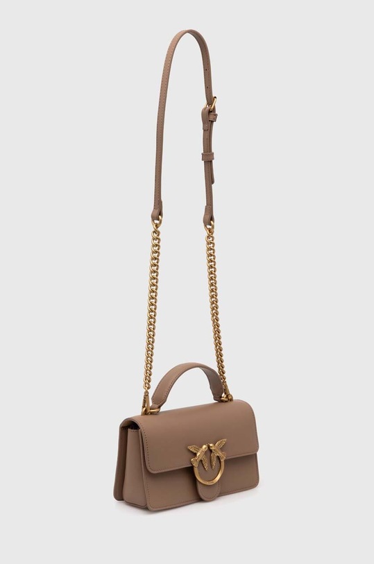 Akcesoria Pinko torebka skórzana 100204.A0F1 brązowy