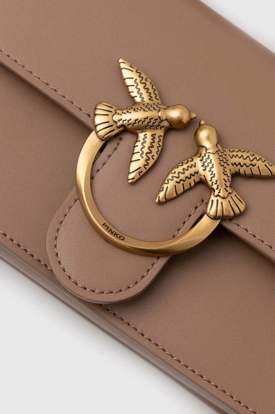 Pinko torebka skórzana 100204.A0F1 brązowy