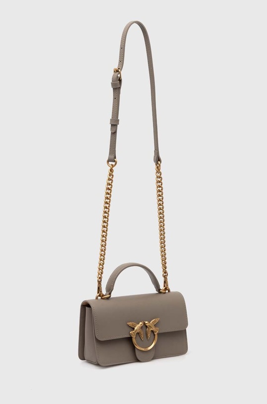 Pinko torebka skórzana 100204.A0F1 szary AA00