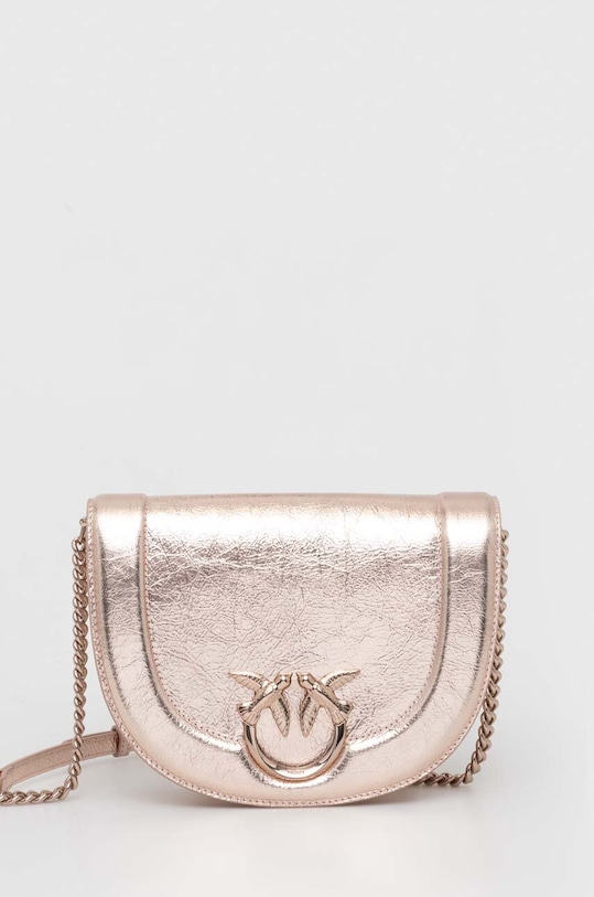 Kožená kabelka Pinko 101510.A1JG ružová SS24