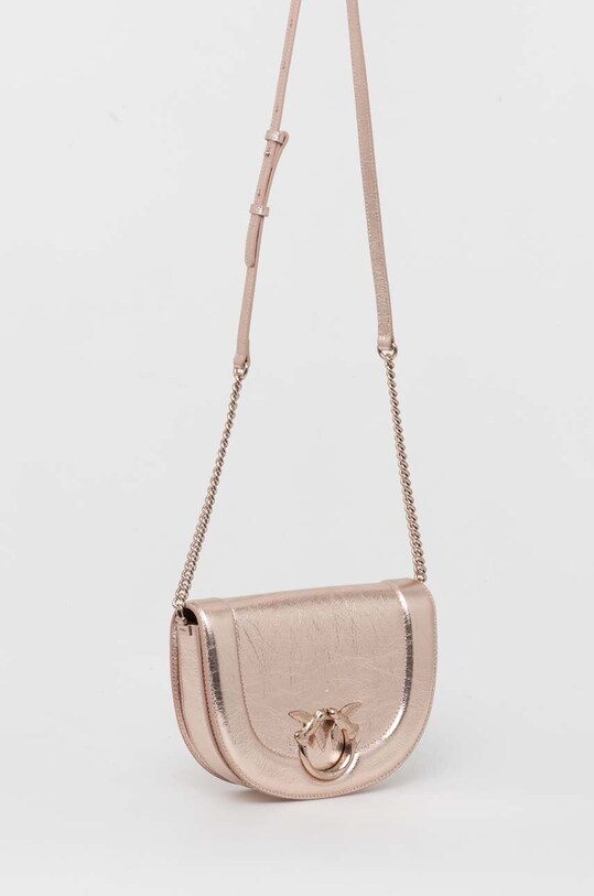 Аксесуари Шкіряна сумочка Pinko 101510.A1JG рожевий