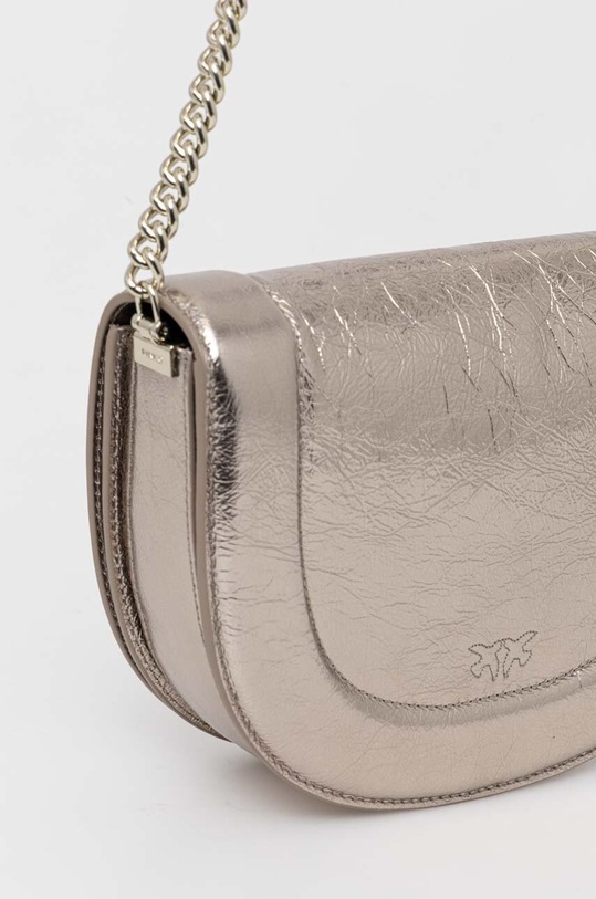 Pinko torebka skórzana 101510.A1JG srebrny