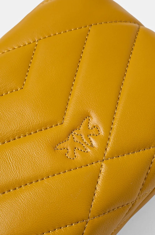 Kožená kabelka Pinko žlutá 101584.A1ET