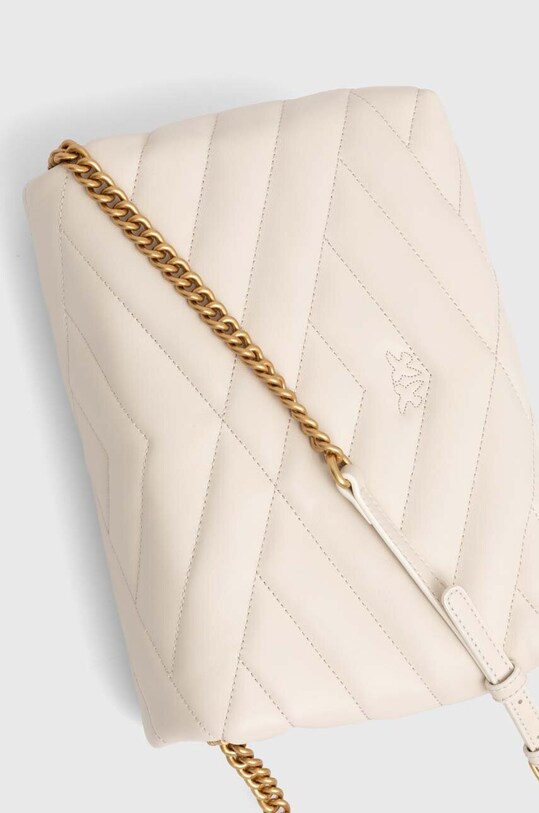 Accesorii Pinko poseta de piele 101585.A1ET alb