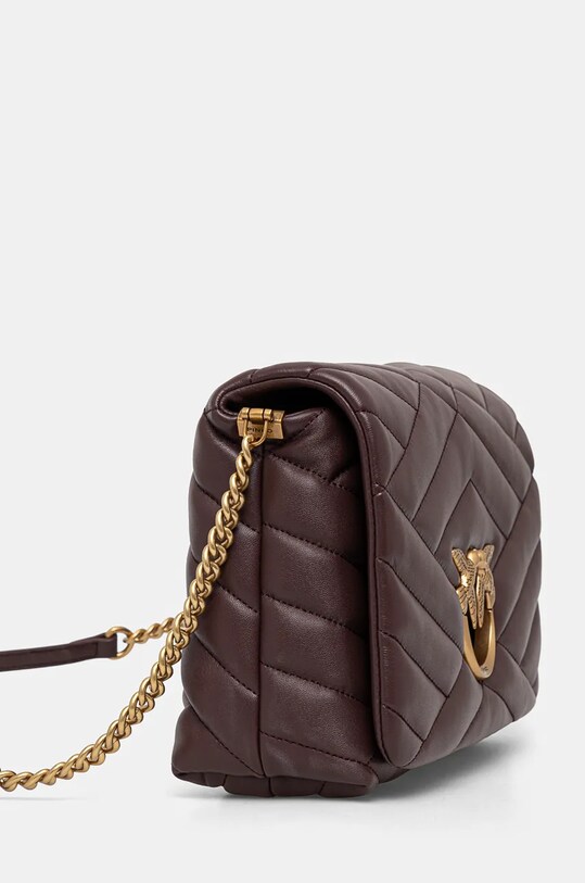 Kožená kabelka Pinko 101585.A1ET fialová NC00