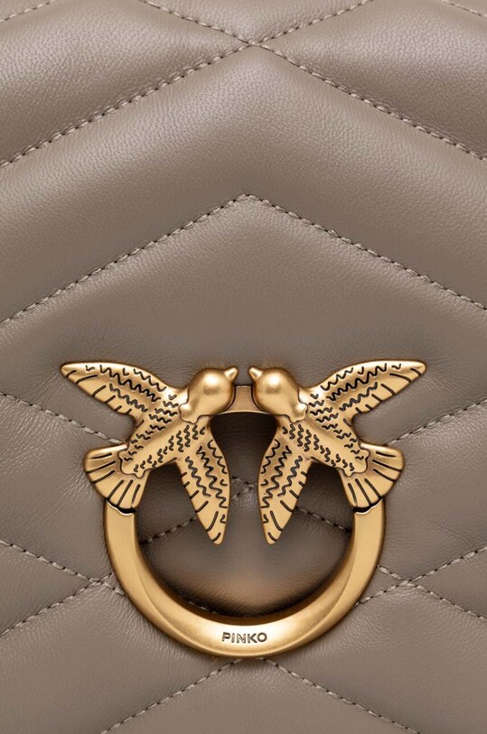 Pinko poseta de piele gri 101585.A1ET