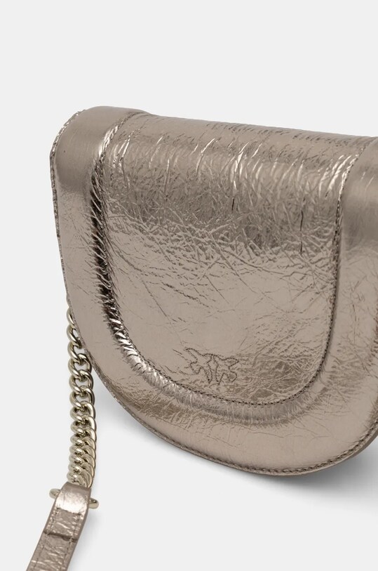 Accesorii Pinko poseta de piele 101969.A1JG argintiu