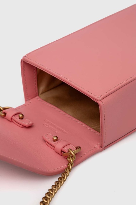 Doplňky Kožená kabelka Pinko 102739.A0F1 růžová