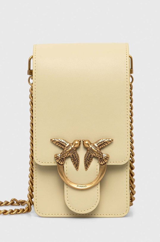 Pinko torebka skórzana 102739.A0F1 zielony AA00