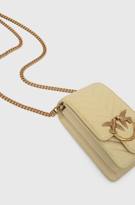 Pinko torebka skórzana 102739.A0GK żółty