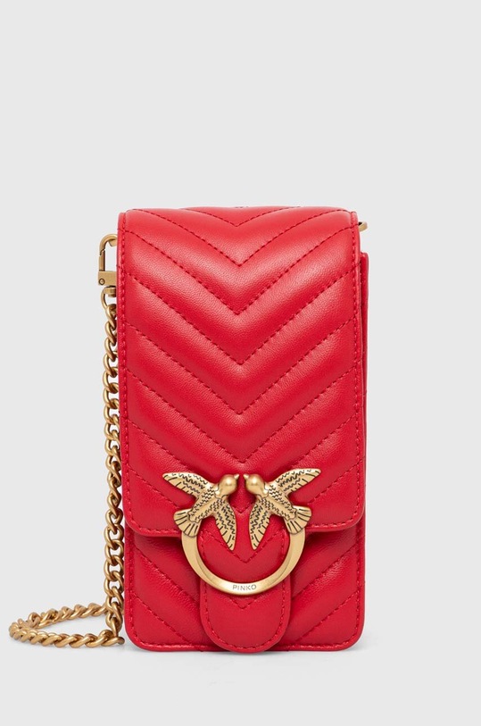 Шкіряна сумочка Pinko 102739.A0GK червоний AA00
