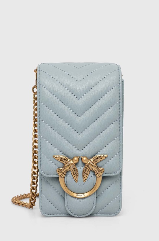 Шкіряна сумочка Pinko 102739.A0GK блакитний AA00