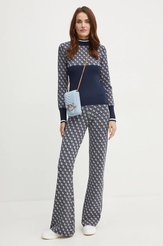 Шкіряна сумочка Pinko 102739.A0GK блакитний