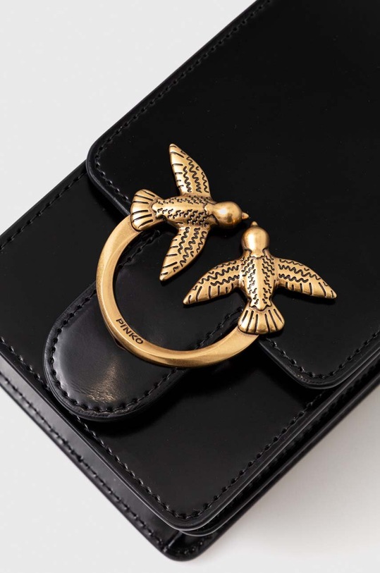 Pinko torebka skórzana 102739.A1EN czarny