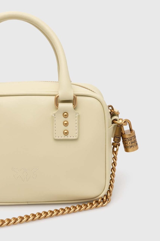 Akcesoria Pinko torebka skórzana 102791.A0F1 beżowy