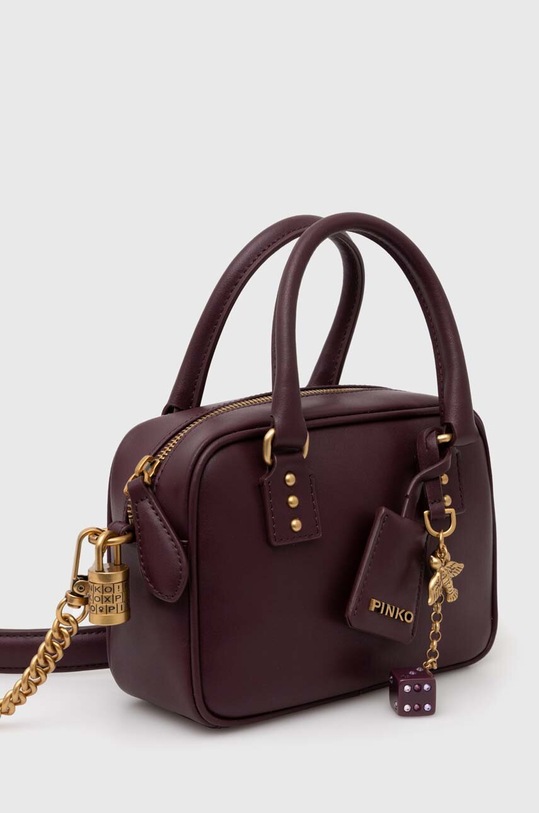 Кожаная сумочка Pinko 102791.A0F1 фиолетовой SS24
