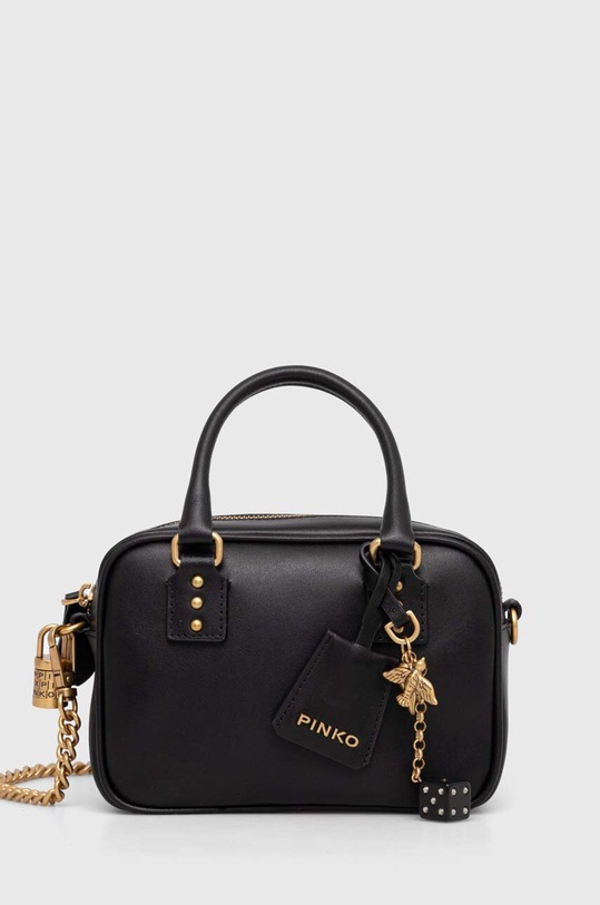 Кожаная сумочка Pinko кожа чёрный 102791.A0F1