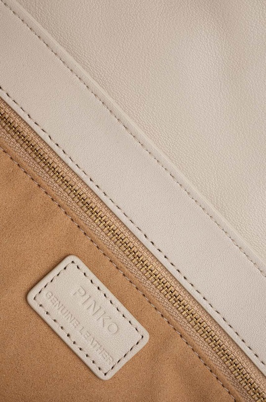 Pinko torebka skórzana 102801.A1MI beżowy