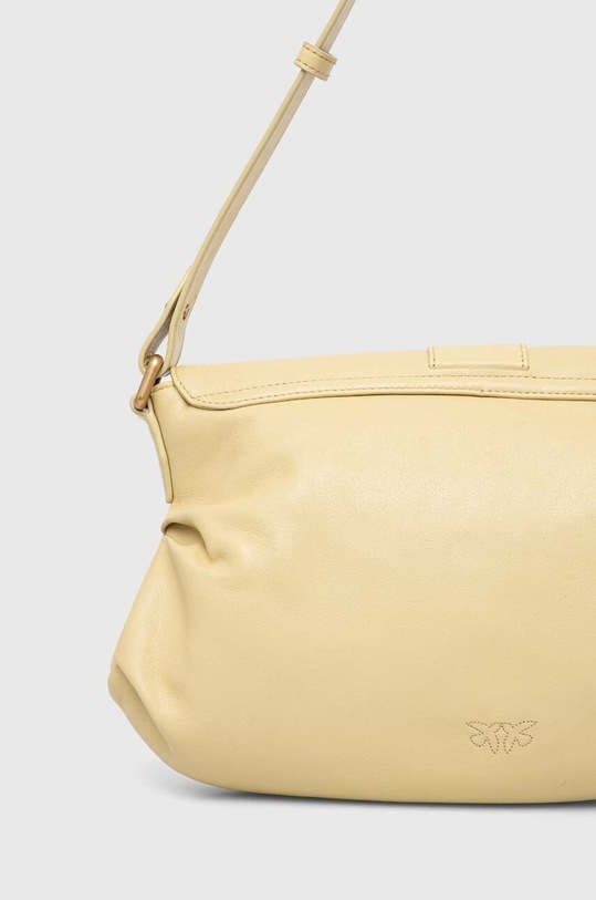 Akcesoria Pinko torebka skórzana 102801.A1MI żółty